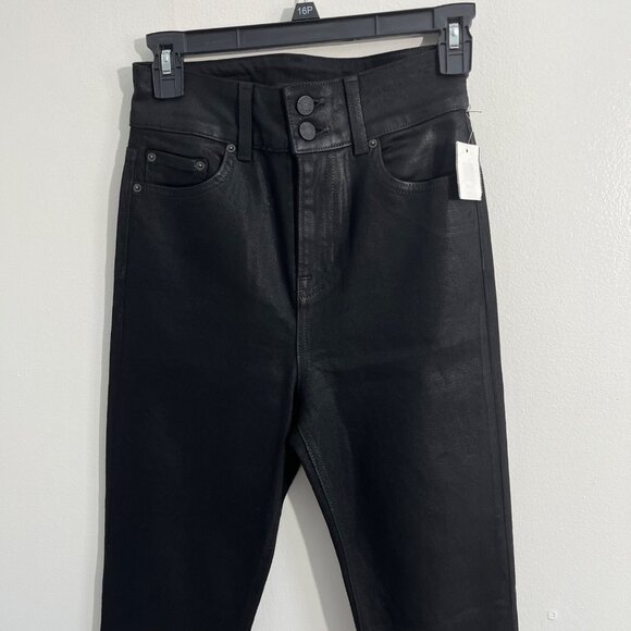 Grlfrnd Oriana Coated Ankle Skinny Jeans in Got Away Again Size 24 NEW - Picture 3 of 9